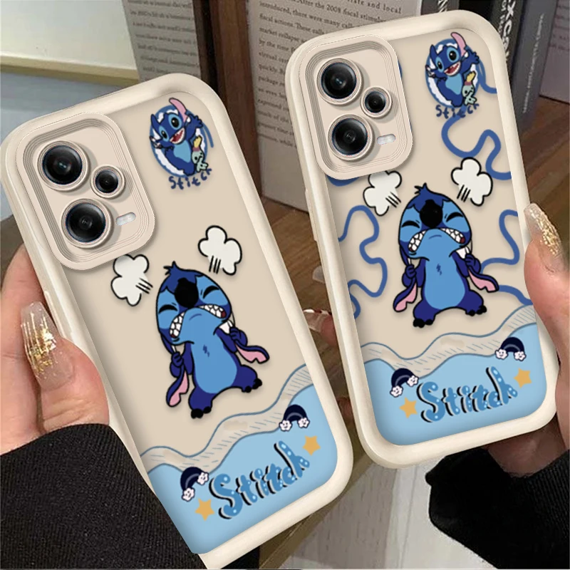 Funda de punto bonita de dibujos animados de Disney para Xiaomi Redmi Note 14 11 13 12 Pro Plus 5G 12S 11S 10S 10 9 Redmi 14C 13C 12C 12 4G A3 A3X - imagen 2