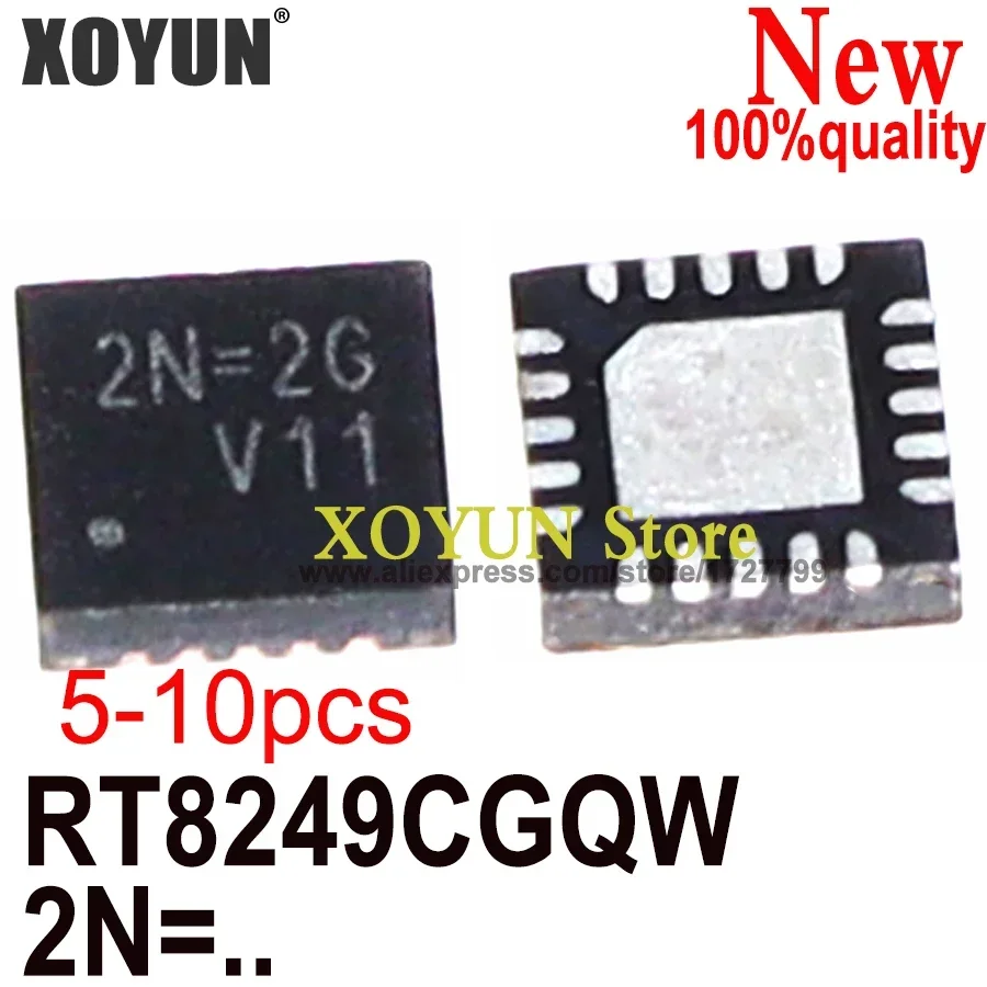 (5-10 piezas) 100% nuevo RT8249CGQW RT8249C 2N = QFN-20