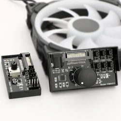 RGEEK Controlador PWM para ventilador de 4 pines con alimentación SATA