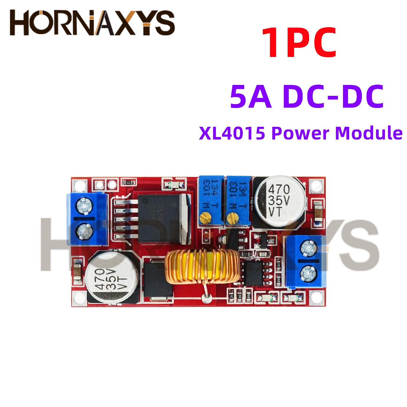 1-10 Uds 5A DC-DC convertidor Buck ajustable XL4015 4 - 38V a 1,25 - 36V fuente de alimentación reductor módulo de potencia regulador de voltaje - imagen 2