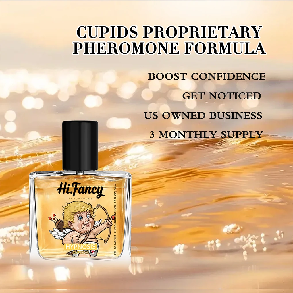 50ml Cupido Charm Toilette para hombres (Infusión de heromonas) - Cupido Hipnosis Colonia Fragancias para hombres Perfume portátil Spray corporal - imagen 2