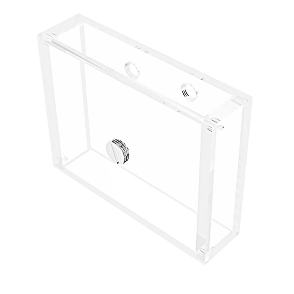 FREEZEMOD-tanque de agua de refrigeración líquida de acrílico cuadrado, 430ml, para instalación de Servidores Industriales con FSX-1540B de efluente inferior - imagen 5