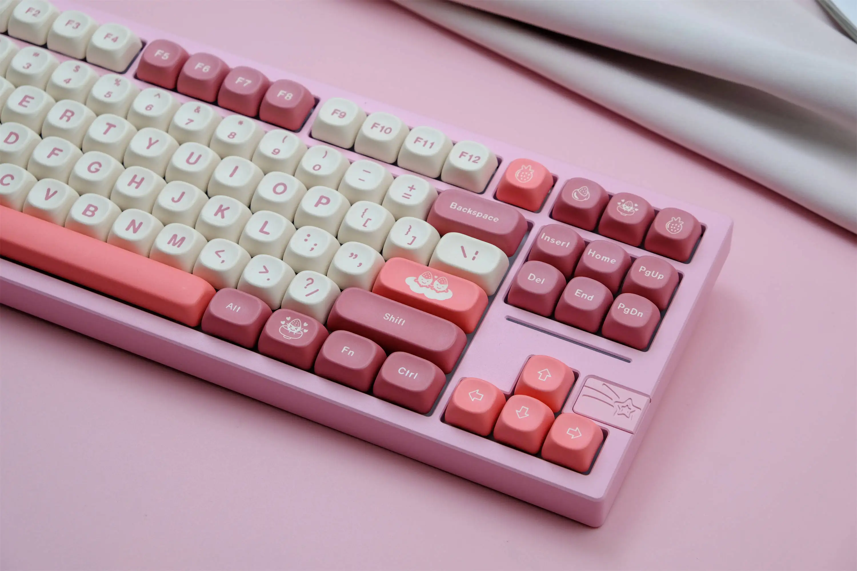 GMK-Tapa de tecla Daifuku, teclas PBT, perfil MOA, DYE-SUB personalizado para teclado mecánico, 126 teclas - imagen 5