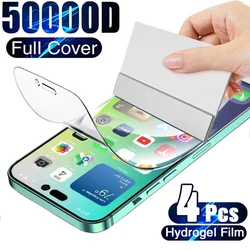 Protector Pantalla Hidrogel iPhone 11 al 14 Pro Max Cobertura Total