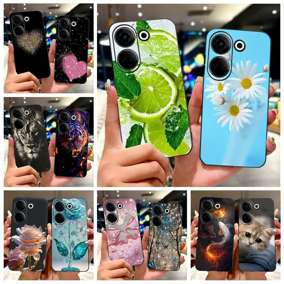 Para Tecno Camon 20 Pro 4G funda CK7n nueva funda pintada de lujo funda de teléfono suave de TPU para Tecno Camon 20 Premier Camon20 Pro 5G Shell