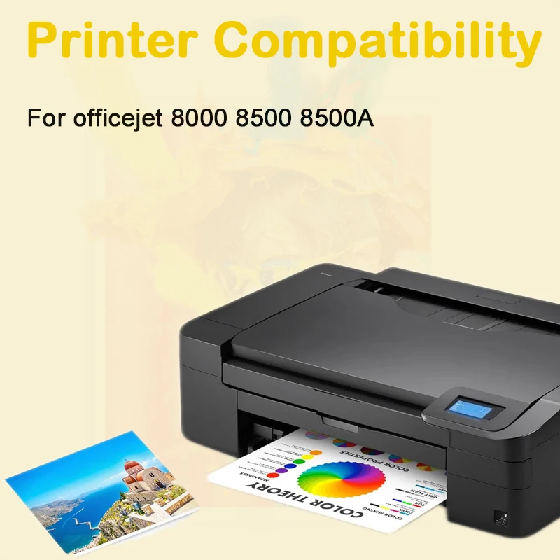 Einkshop para HP 940 XL 940XL cartucho de tinta de repuesto con chip para impresora HP Officejet Pro 8000 8500 8500A 4 colores con chip - imagen 2