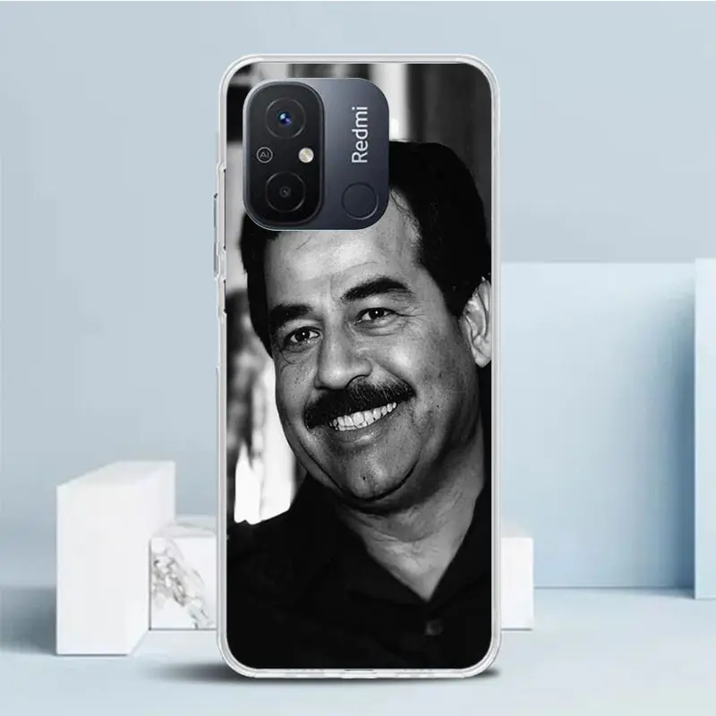 Etui moda Saddam Hussein Iraq árabe silicona llamada teléfono caso para Xiaomi Redmi 12 12C 13 13C 14C 10 10A 10C 9 9A 9C 9T 8 8A 7 - imagen 3