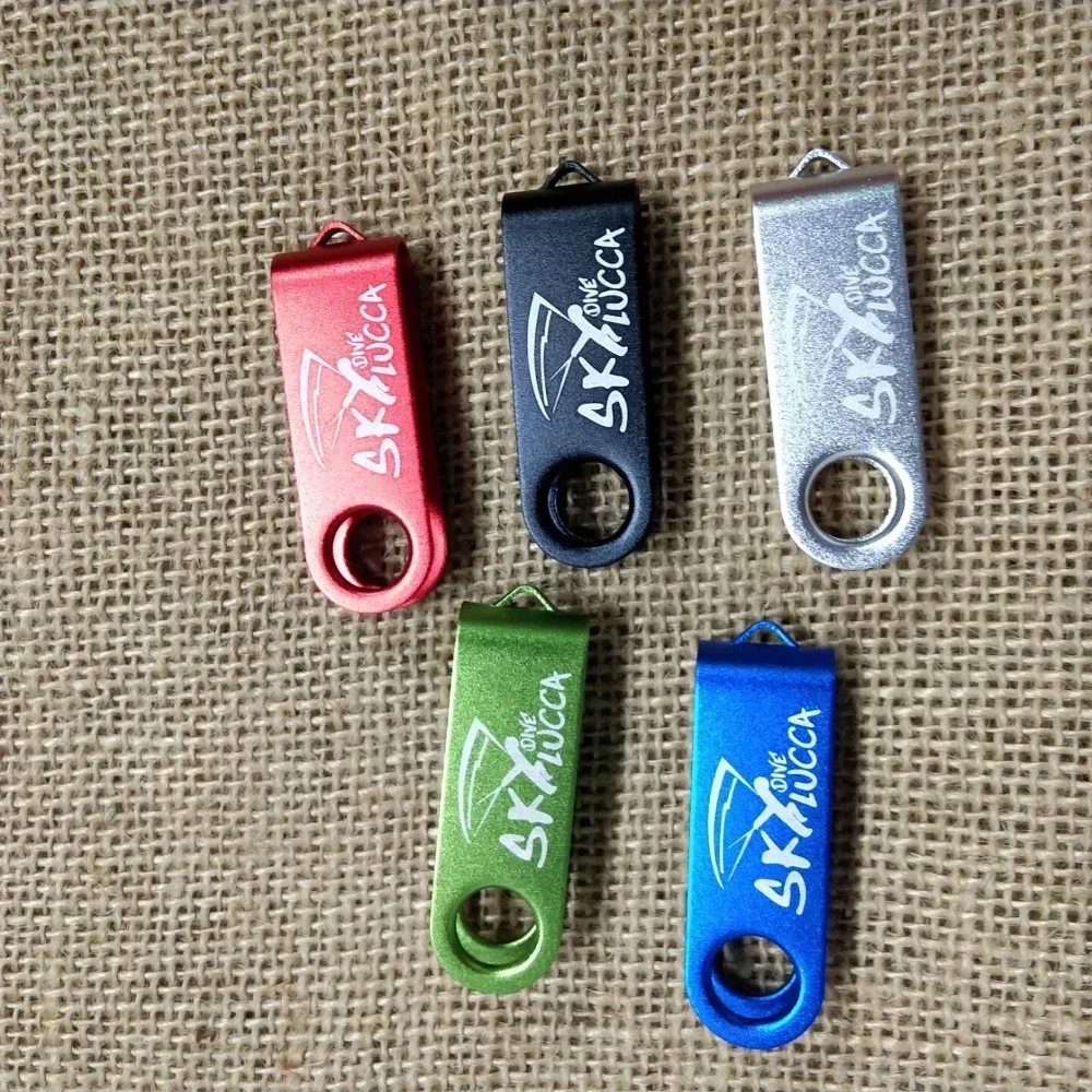 10 unids/lote unidad de lápiz USB de Metal 4GB 8GB 16G Pendrive 32GB 64G memoria Stick logotipo personalizado gratis capacidad Real U disco Cle Usb - imagen 4