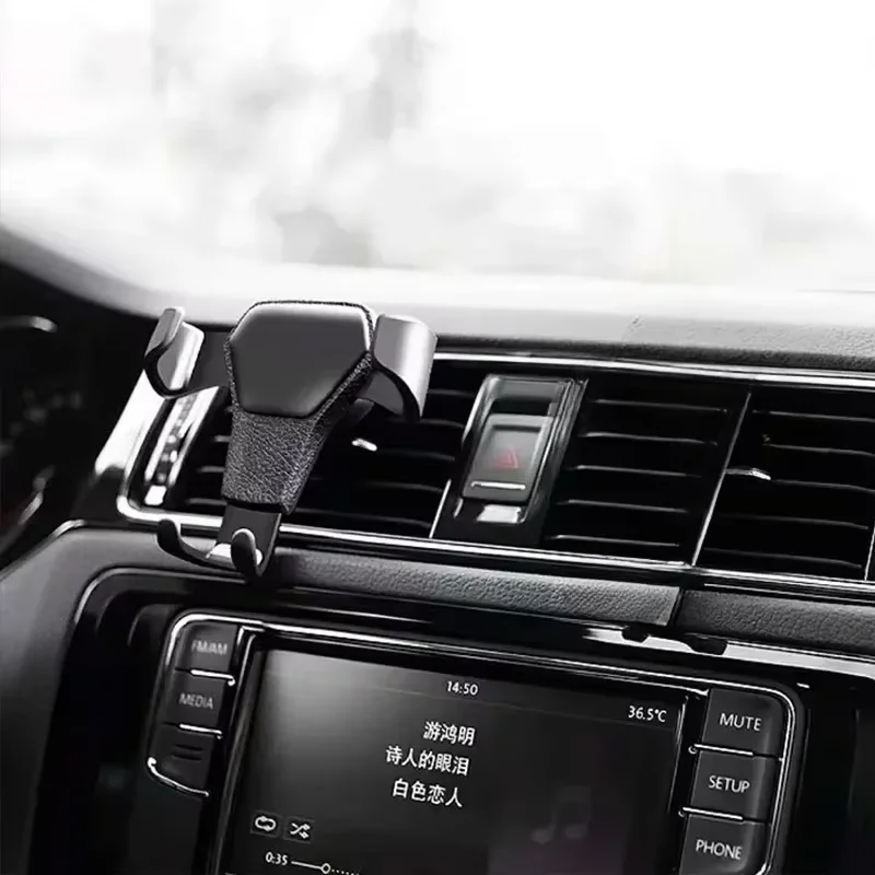 Soporte universal para teléfono de coche con ventilación de aire 360 ° Soporte de clip de rotación para iPhone Samsung Huawei Soporte de teléfono con agarre fuerte para navegación - imagen 5
