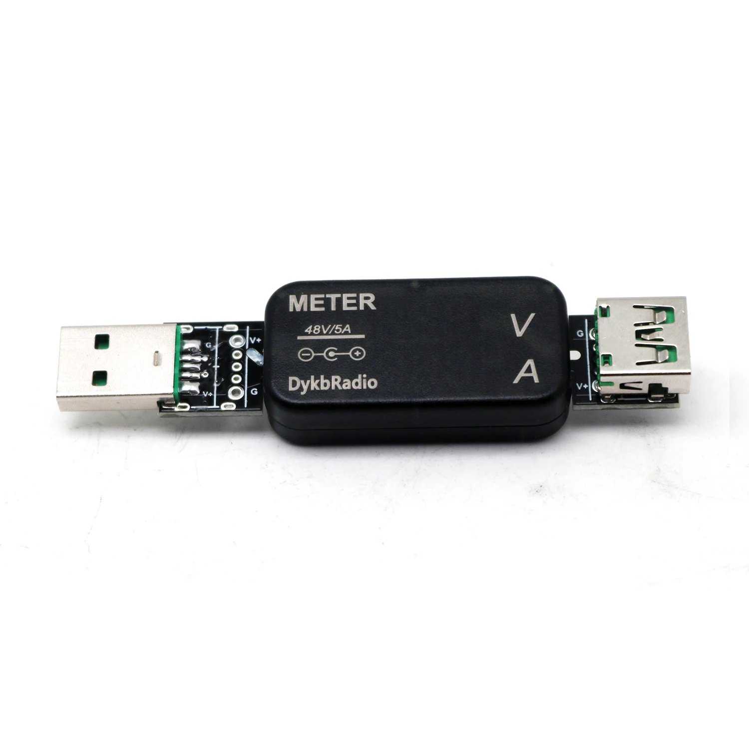 Medidor de corriente de voltaje USB bidireccional DC 5V-48V 5A voltímetro digital amperímetro cargador de batería descargador probador pantalla LED - imagen 5