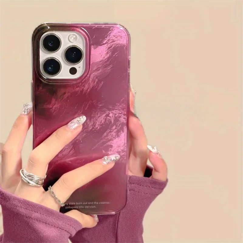 Funda de teléfono con patrón de vórtice degradado, color negro y morado, Simple, para iPhone 14, 15, 16 Pro Max, 11, 12, 13, XS, XR X, 7, 8, Plus, funda suave de silicona