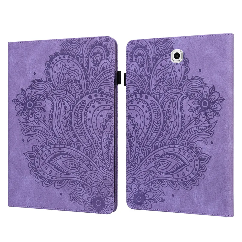 Funda para Samsung Galaxy Tab S2 9,7 Funda SM T810 T813 T815 T819 tableta de cuero en relieve para Galaxy Tab S2 9,7 Funda Coque - imagen 2