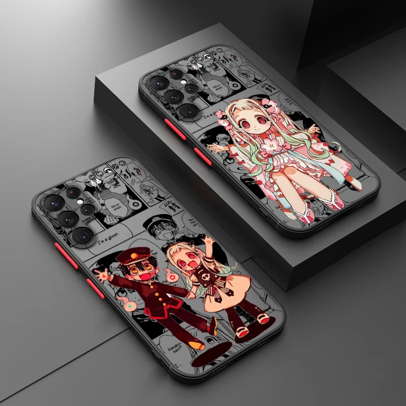 Funda de teléfono translúcida esmerilada, Hanako Kun para inodoro, Samsung A72, A54, A53, A52S, A34, A32, A33, A24, A23, A22S, A02 Lite - imagen 2