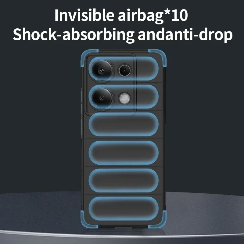 Funda Protectora Antigolpes para Xiaomi Redmi A3i Note 13 12 11 10 Pro Plus 11S 12S 10S Redmi 13C 4G 5G, Funda de Silicona Líquida - imagen 4