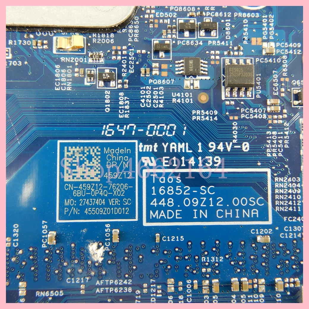 Placa base para ordenador portátil 16852-SC con i5-6200U CPU V2G-GPU para Dell Latitude 3480 3580 placa base para portátil 100% probado OK - imagen 2