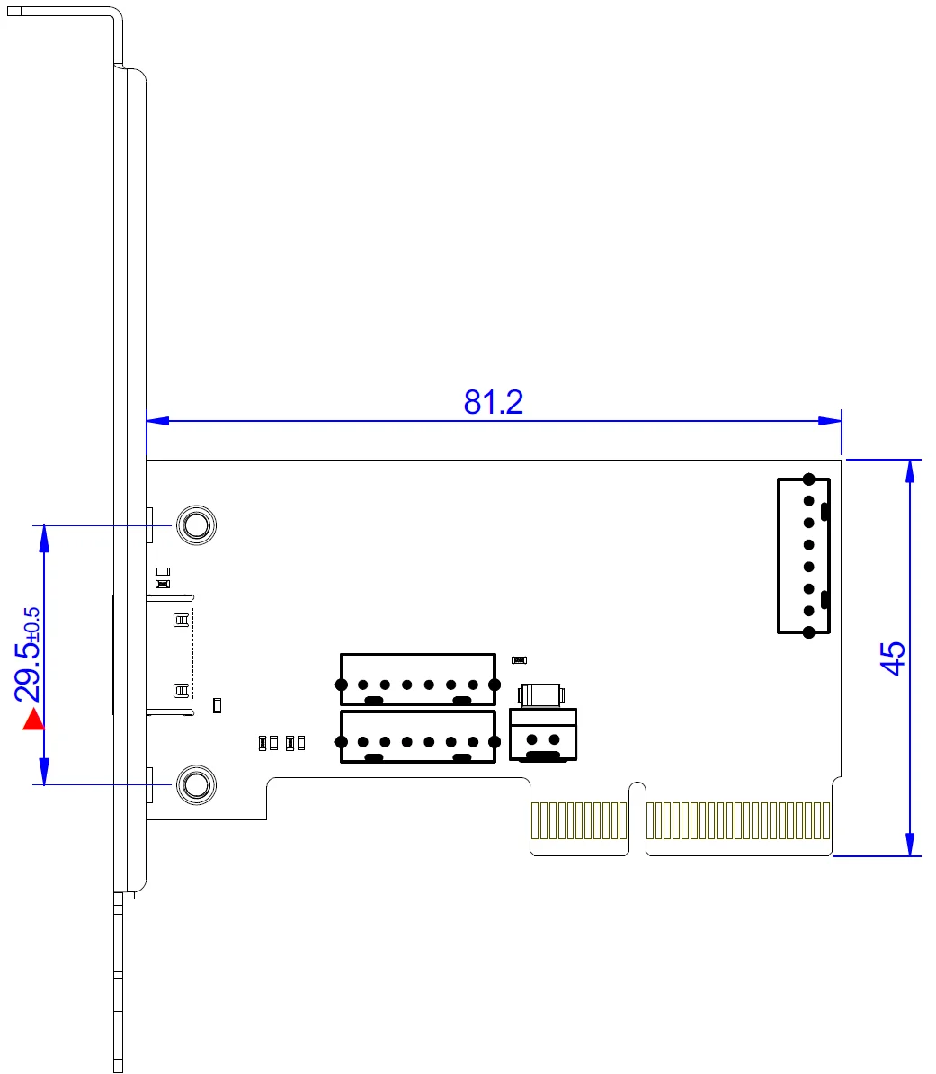 PCIe X4 4,0/5,0 tarjeta adaptadora externa OCuLink PCI-e a 8611/ 8612 PCI Express 4x a SFF-8612 tarjeta de expansión adaptador convertir tarjeta - imagen 5