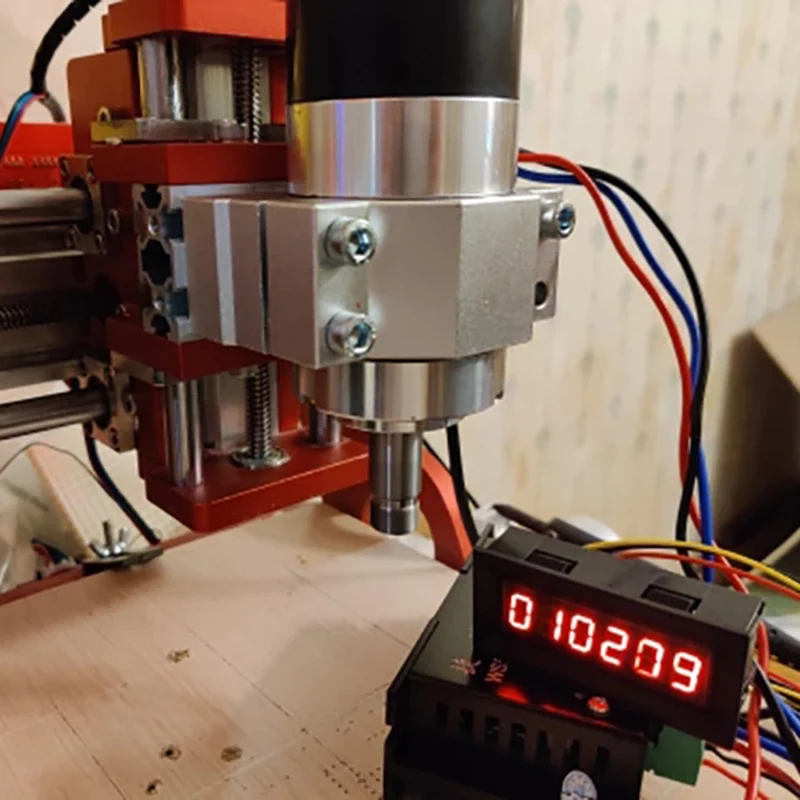 ER11/ER16 pinza 55mm PCB 500W / 300W Motor de husillo sin escobillas refrigerado por aire máquina de grabado 48V 12000R controlador de fuente de alimentación + abrazadera - imagen 3