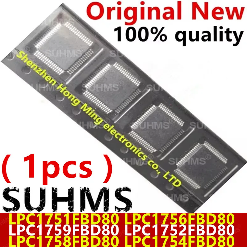 (1 pieza) 100% nuevo LPC1751FBD80 LPC1756FBD80 LPC1759FBD80 LPC1752FBD80 LPC1758FBD80 LPC1754FBD80 QFP-80