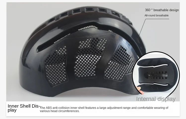 Casco de protección de cabeza de transporte, armadura de elefante, secado rápido, anticolisión, trabajo, seguridad, duro, fábrica, tienda - imagen 2