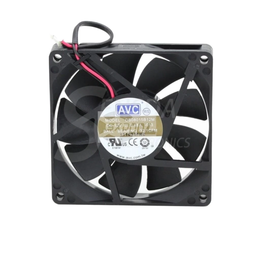 Ventilador de 80 mm para AVC DS0815B12M Ventilador de enfriamiento de 80 mm 12 V 0,48 A: 2 pines, diseño compacto para fuente de alimentación, CPU y refrigeración del chasis del servidor - imagen 2