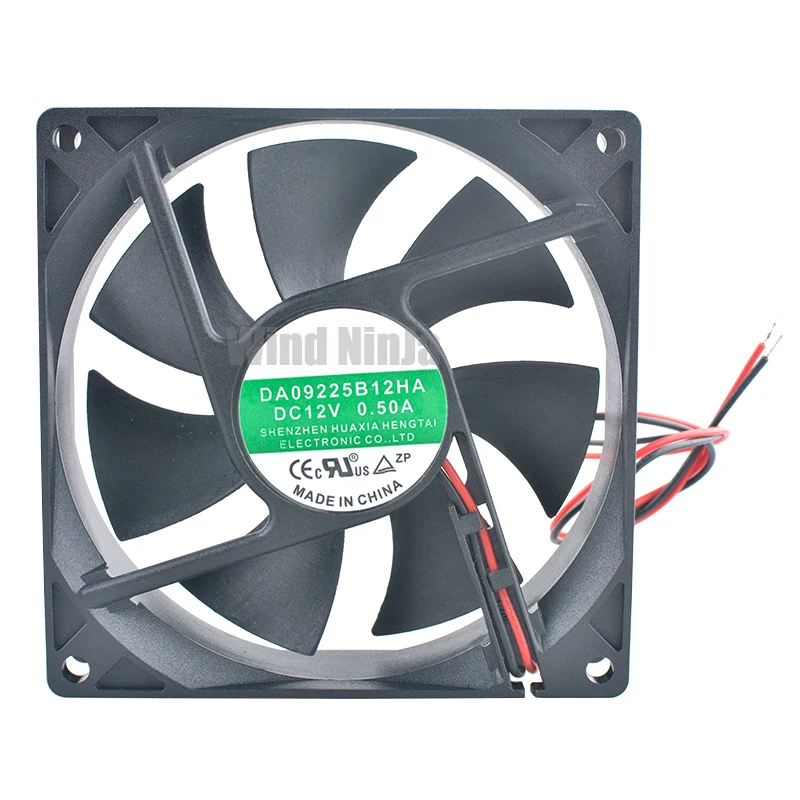 DA09225B12HA 9,2 cm 92mm ventilador 92x92x25mm DC12V 0.50A ventilador de refrigeración de doble rodamiento de bolas para chasis fuente de alimentación de CPU - imagen 2