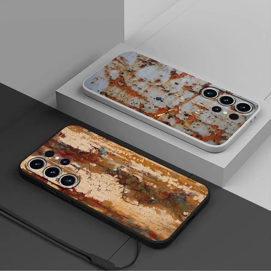 Funda de teléfono con diseño de óxido Retro para Samsung Galaxy Note 20 10 Ultra S21 Plus S23 S24 FE S25 Edge S22 Ultra S20 - imagen 5