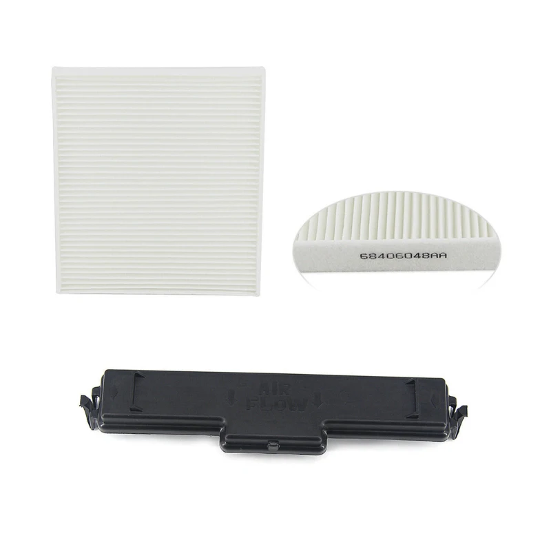 Kit de filtro de aire de cabina, filtro de aire acondicionado con juego de puerta de acceso, reemplazo para Dodge Ram 1500, Kit de filtro de aire de cabina - imagen 3