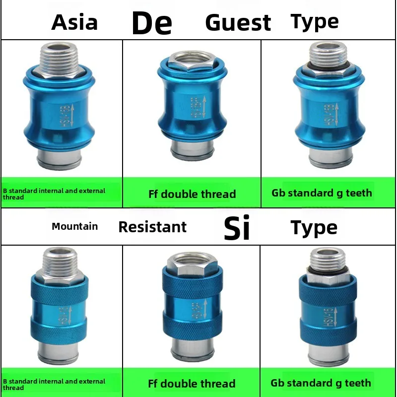 Interruptor Manual G1/8 1/4 3/8 1/2 rosca BSPT MS-22MF HSV-06 HSV-08 HSV-10 HSV-15 HSV-06FF Control de flujo de válvula deslizante manual neumática - imagen 2