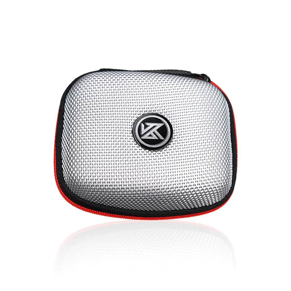 Nueva funda KZ para auriculares, funda para auriculares Bluetooth, funda cuadrada para auriculares de compresión portátil, funda con cremallera EVA con logo ZST V80 ES4 - imagen 2