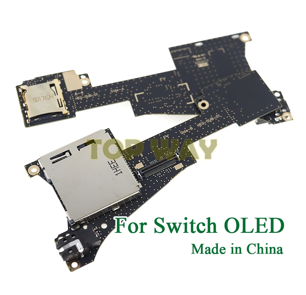 Lector de juegos de mesa para Nintendo Switch, 3 piezas, ranura para tarjeta OLED, auriculares