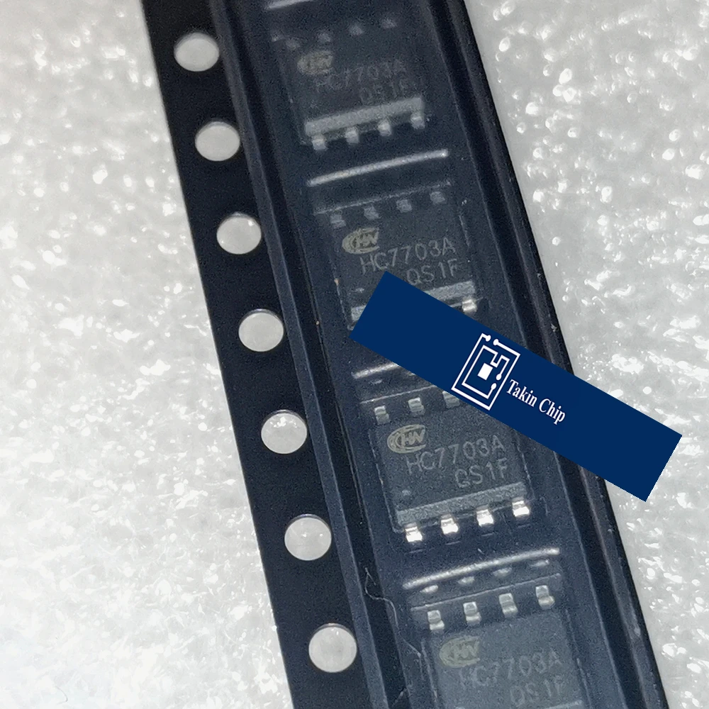 Chip de fuente de alimentación conmutada, dispositivo con AC-DC de voltaje de trabajo, SOP-8, 10W, 45V, HC7703A - imagen 3