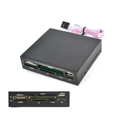Lector de Tarjetas Interno 3,5 Pulgadas con HUB USB para PC