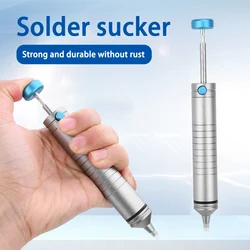 Bomba desoldadora al vacío manual de aluminio resistente calor