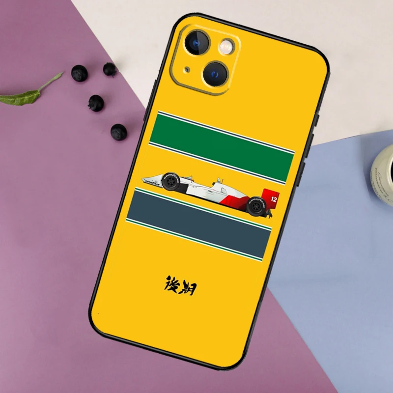Ayrton Senna-funda suave para teléfono móvil, carcasa trasera para iPhone 16, 15, 14, 13, 12, 11 Pro MAX, XS, X, XR, 7, 8 Plus, 13, 12 Mini - imagen 4