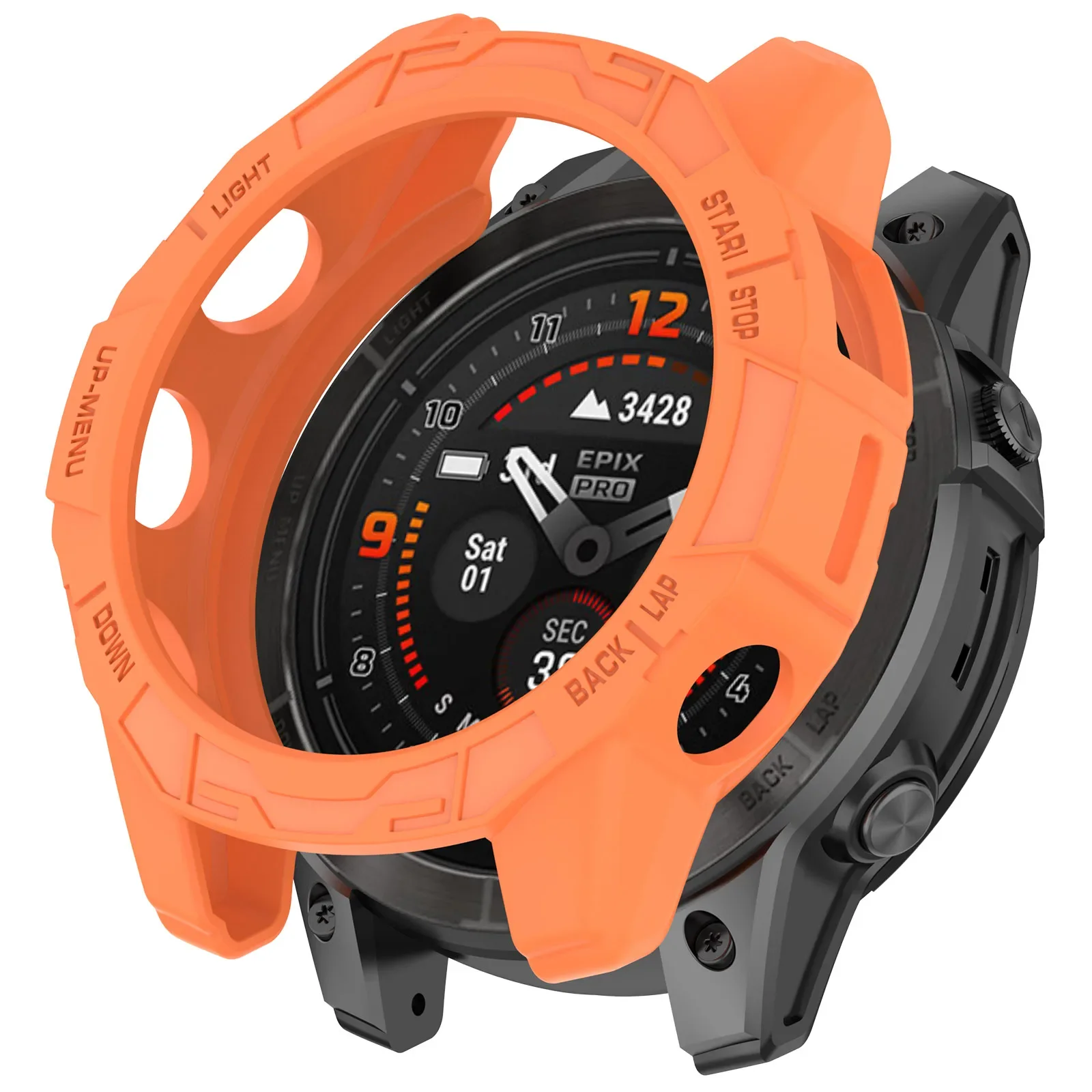 Funda protectora de silicona suave para reloj Garmin, funda de silicona TPU de 47mm y 51mm para Garmin Fenix 7X Pro 7X Epix Pro Gen2 - imagen 5