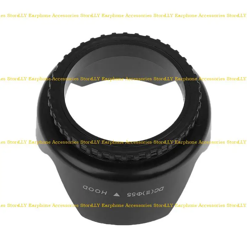 462e Capucha lente pétal flores atornilladas 55 mm para cámara DSLR - imagen 2