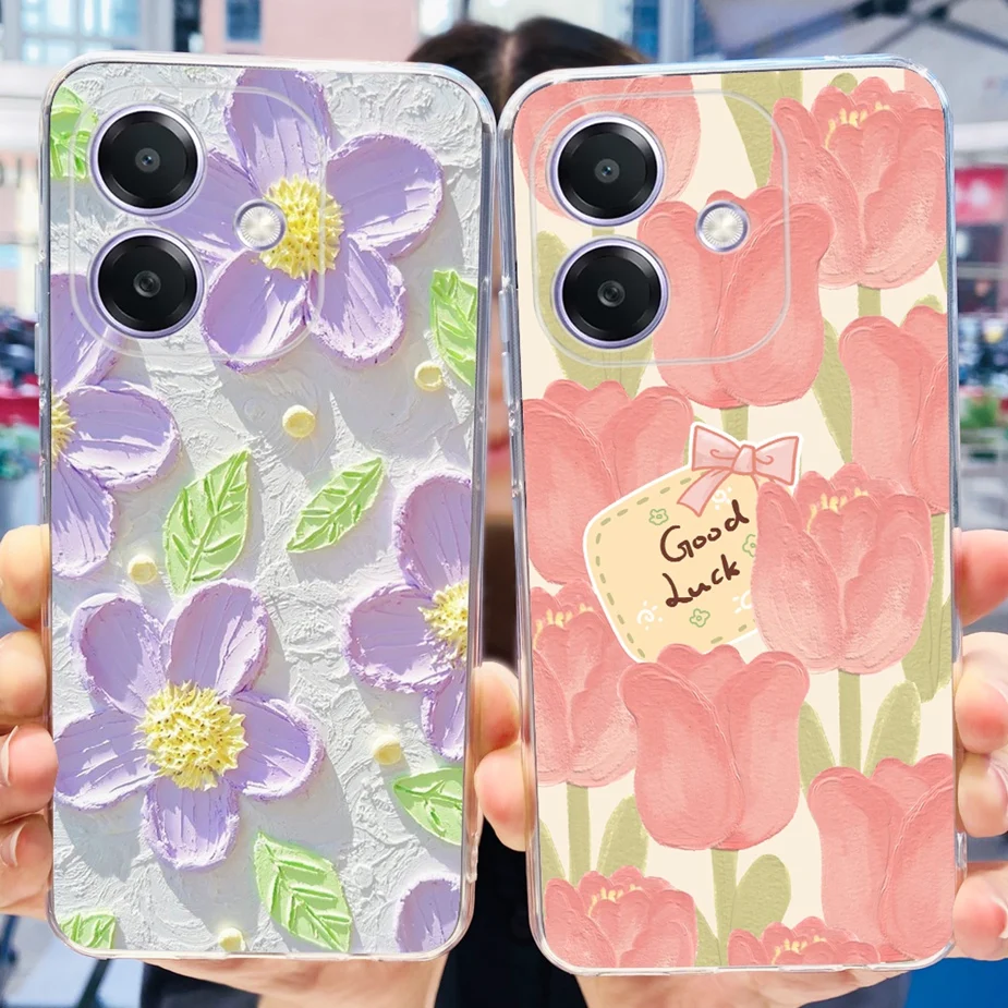 Para Oppo A40 A40M funda CPH2669 nueva moda cubierta pintada suave TPU funda de teléfono para Oppo A3 4G A 40 m OppoA40 OppoA40m Fundas Coque - imagen 5