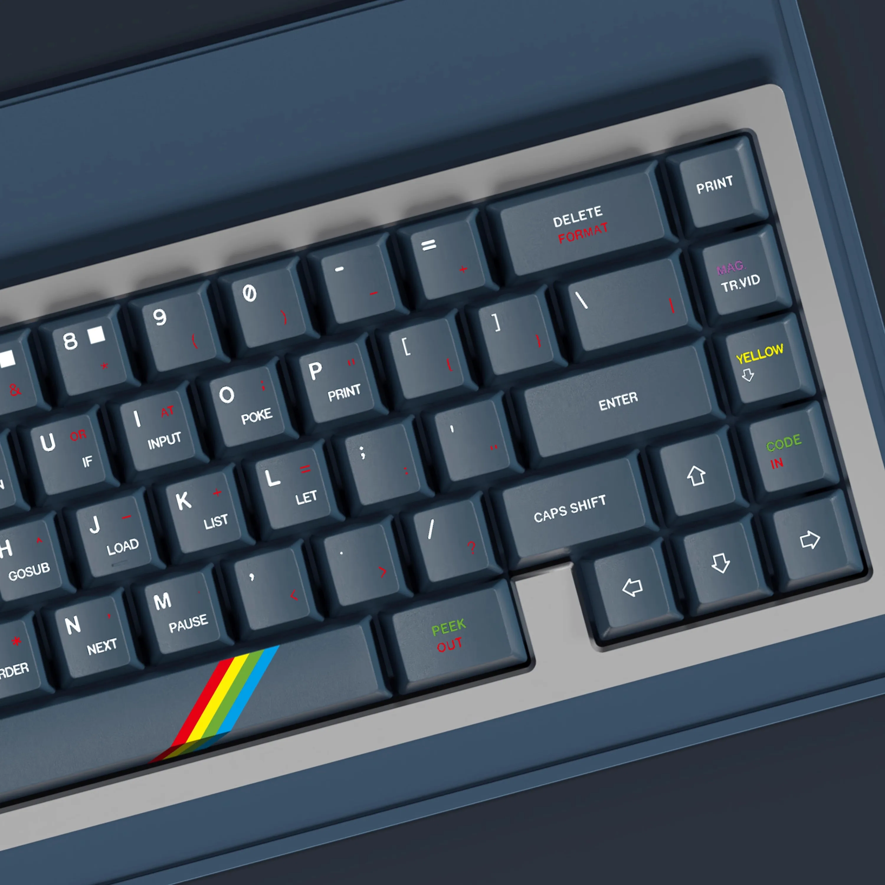 Cherry Profile Wraith Keycap PBT teclas de sublimación de tinte 140 teclas para teclado mecánico MX Switch GH60 GK64 GMK67 75 84 87 980 - imagen 3