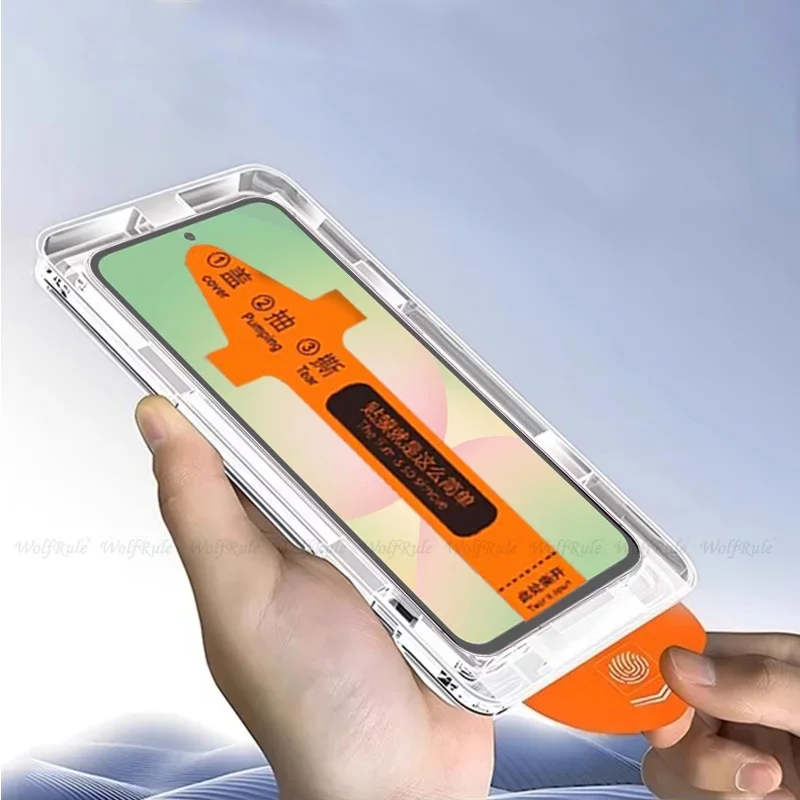 4/3/2/1 Uds para Samsung A56 vidrio Samsung Galaxy A56 vidrio templado 9H HD cubierta completa pegamento sin polvo Protector de pantalla Samsung A56 - imagen 2