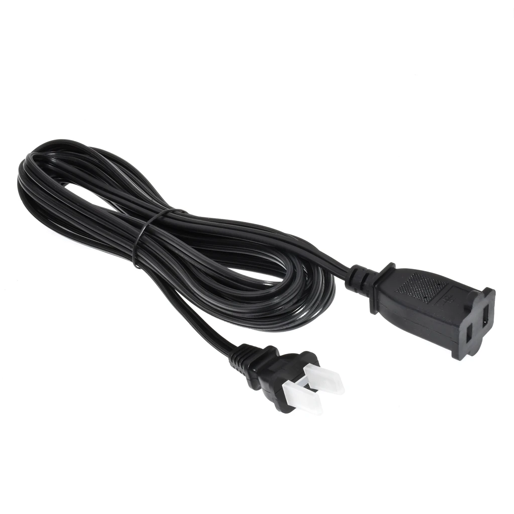 Cable de alimentación de extensión de 2 puntas, Cable de alimentación macho/hembra de EE. UU. Para NEMA 5-15P a NEMA 5-15R - imagen 4