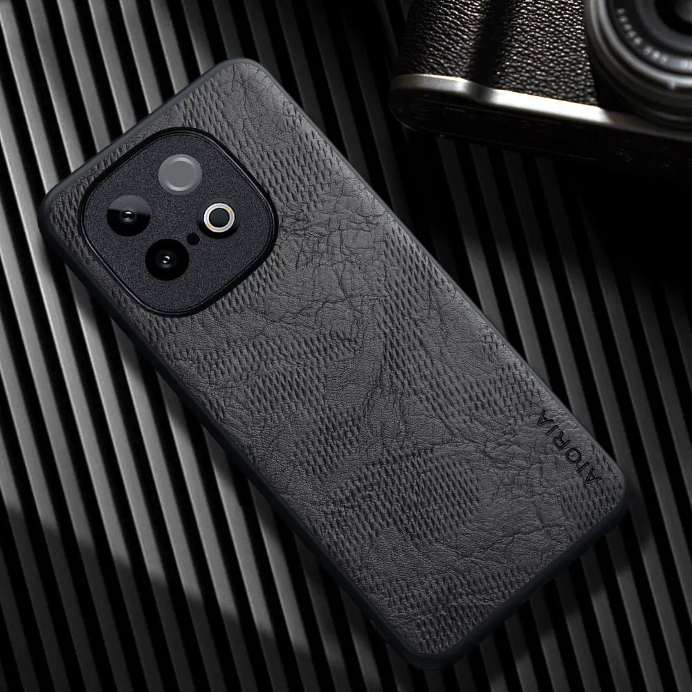 Funda de cuero para teléfono móvil Vivo iQOO Neo 10 Wind Cortex Pattern - imagen 2