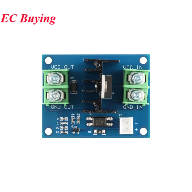 Módulo de controlador de Motor de puente H de alta potencia, 170W, CC, 5-30V, ciclo de trabajo de freno NMOS para Motor, 4 tubos NMOS externos, dos entradas PWM - imagen 5