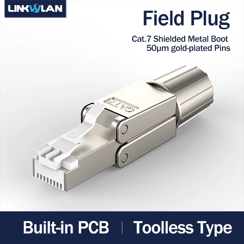 Conector RJ45 de Campo Sin Blindaje Cat 6/6A/7 para Cable Sólido - imagen 2