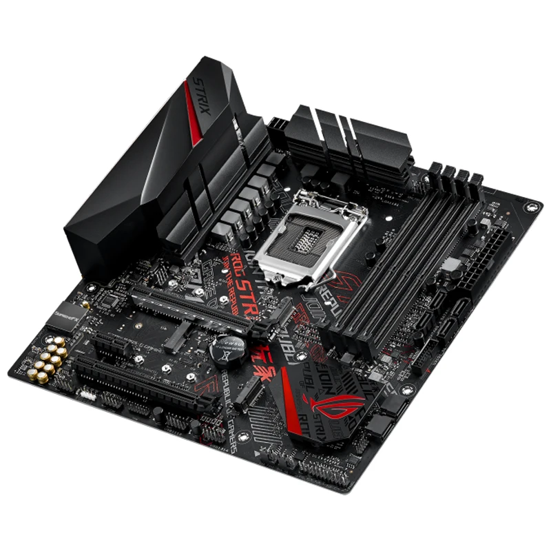 ASUS-placa base para juegos ROG STRIX B365-G, Intel LGA-1151, B365, mATX Dual, M.2, HDMI, DVI, SATA, 6 gbps, novedad - imagen 3