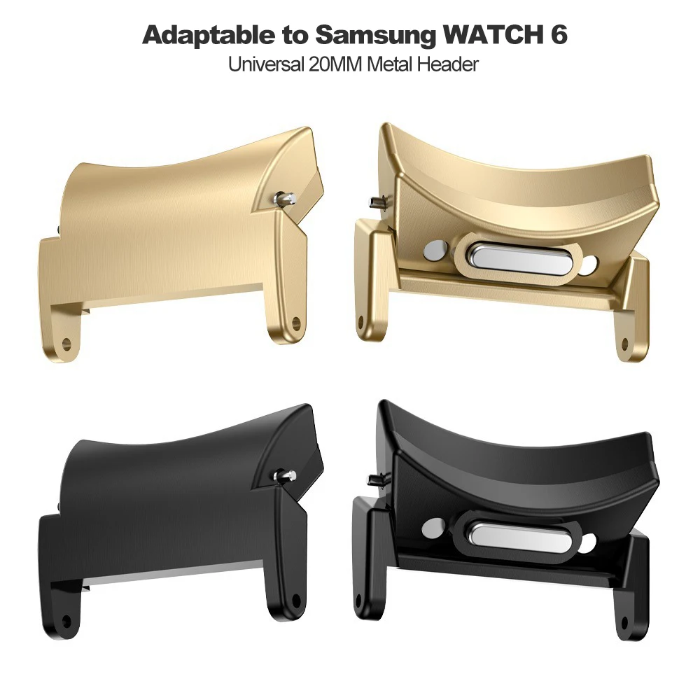 Conector de ajuste rápido para Samsung Galaxy Watch 6 5 4 40 44mm, adaptador de acero inoxidable Galaxy Watch 6Classic 43 47 42 46mm 5pro 45mm - imagen 5
