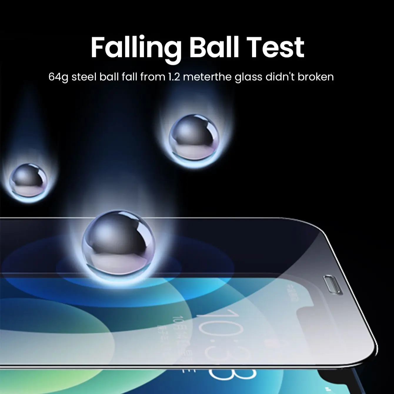 UGREEN-Protector de pantalla de cristal HD para iPhone, película de lente de cámara para iPhone 15 Pro Max, 14 Plus, 13, 12, 11, XR - imagen 5