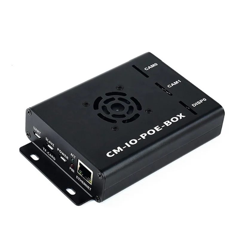 Módulo de cómputo Poe Board + funda + Kit de ventilador para Raspberry Pi CM4S CM3 3Lite 3 + 3 + Lite Placa de expansión de módulo de cómputo - imagen 5