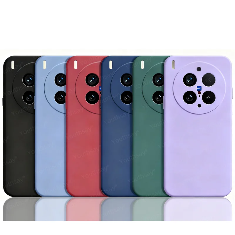 Para Vivo X300 Pro funda Vivo X300 Pro Fundas Shell Coque suave TPU Original funda de teléfono de silicona líquida Vivo X300 Pro