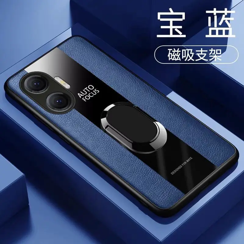 Funda con soporte magnético para POCO F7 X7 Pro F7, funda con soporte de anillo de cuero PU Ultra lujoso para POCO F7 Capa, parachoques a prueba de golpes - imagen 5