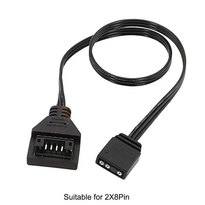 Cable de Control de luz para Lian Li Neon, adaptador de placa base de 3 pines, 6 pines, 8 pines, ARGB, 2x8 pines, 3x8 pines - imagen 5